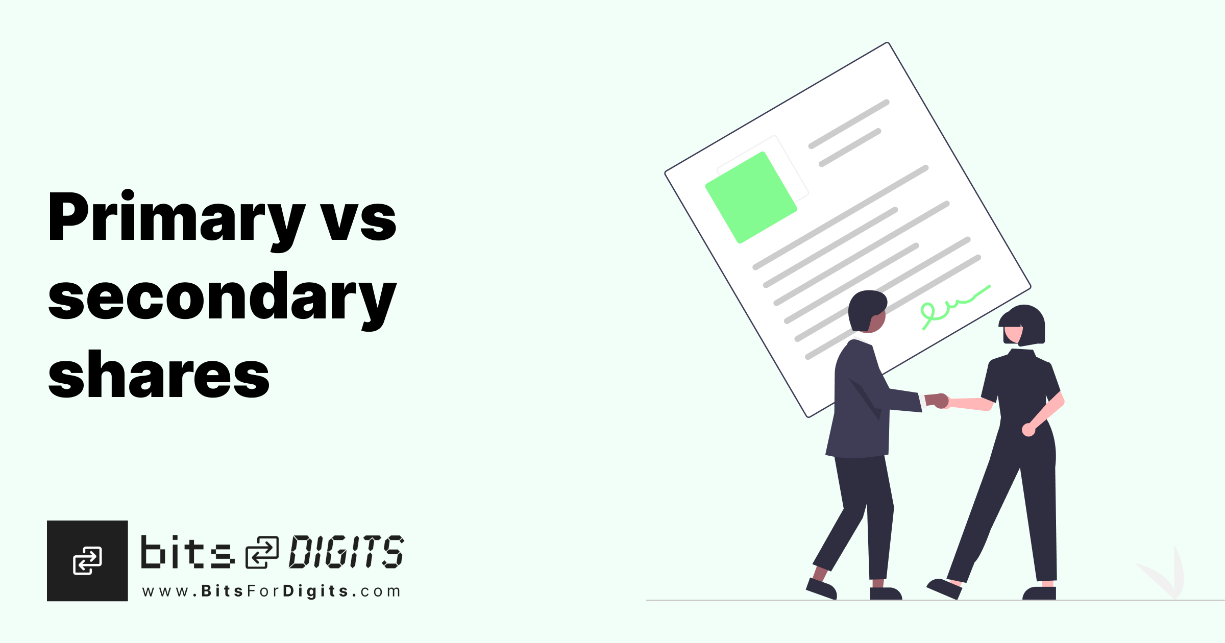 Share types Primary vs Secondary offerings BitsForDigits